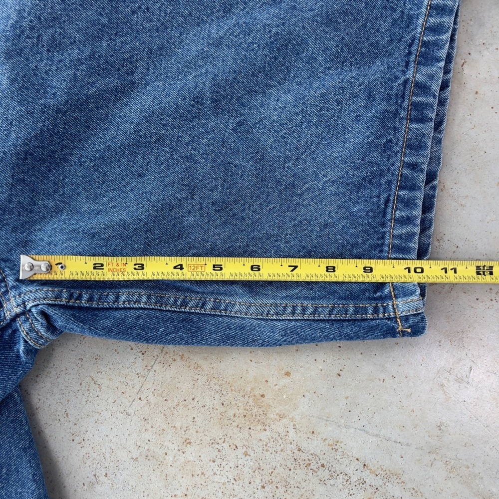 Blue Mountain Carpenter Denim Shorts Mens 36 Blue Workwear Utility Jorts - Picture 7 of 7